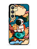 Cute Astronaut Hug The Planet Samsung Galaxy S25 Plus 5G , Samsung Galaxy S25+ 5G Case OV8810