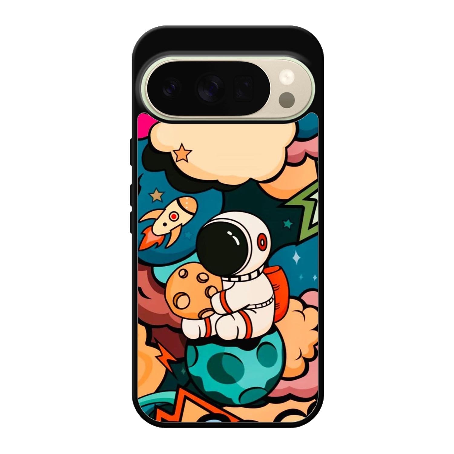Cute Astronaut Hug The Planet Google Pixel 10 Pro Case QC8810