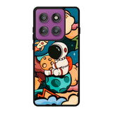 Cute Astronaut Hug The Planet Motorola Moto Edge 60 Pro Case QC8810