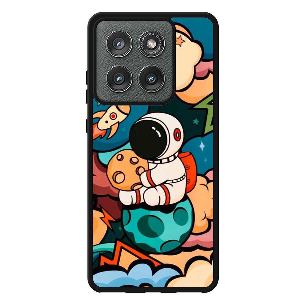 Cute Astronaut Hug The Planet Motorola Moto Edge 2025 Case QC8810