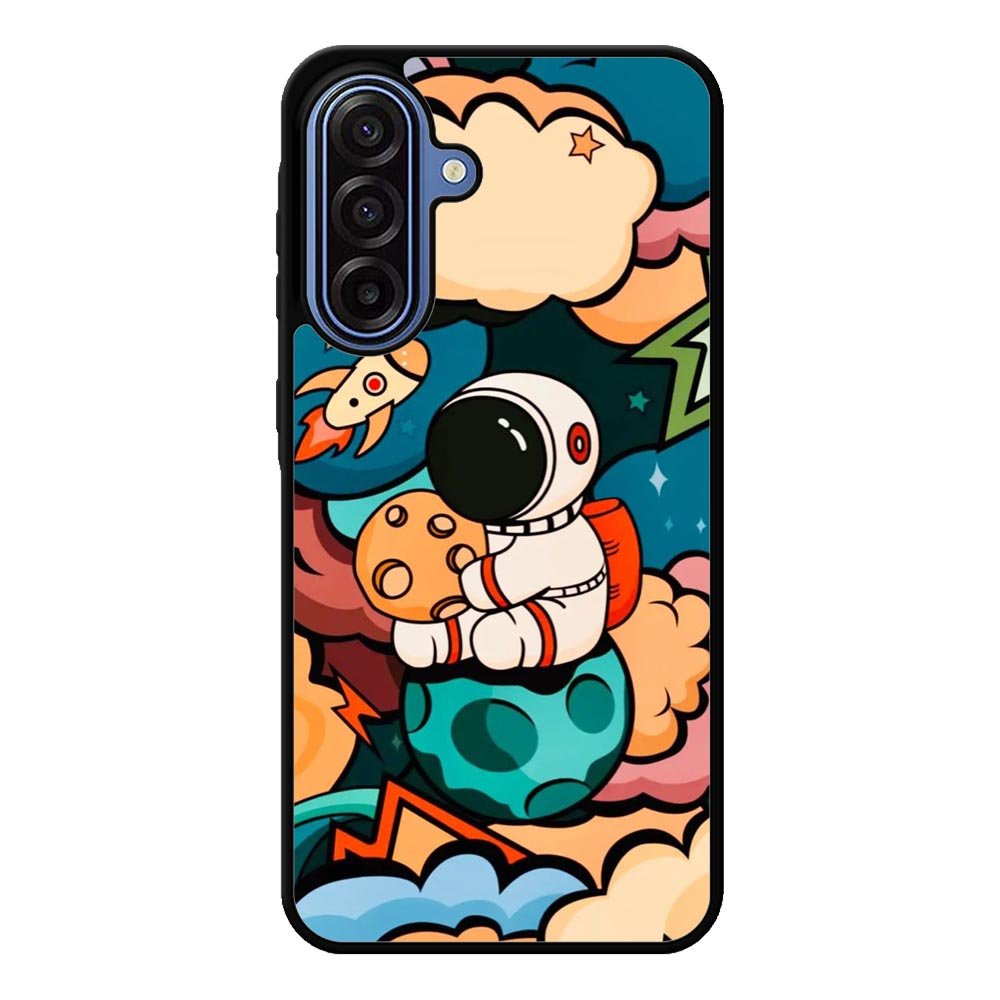 Cute Astronaut Hug The Planet Samsung Galaxy A17 Case QC8810