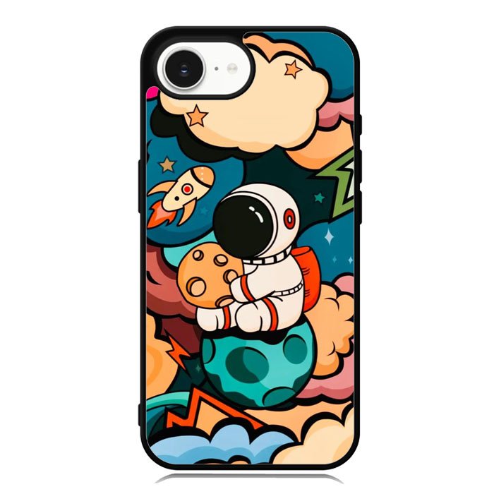 Cute Astronaut Hug The Planet iPhone 16e Case OV8810