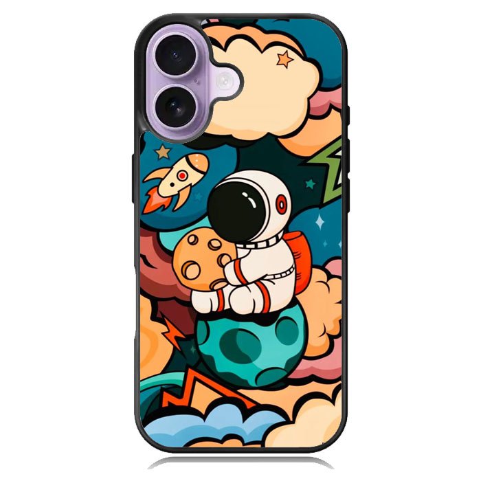 Cute Astronaut Hug The Planet iPhone 17 Case OV8810