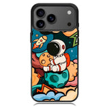 Cute Astronaut Hug The Planet iPhone 17 Pro Case RC8810