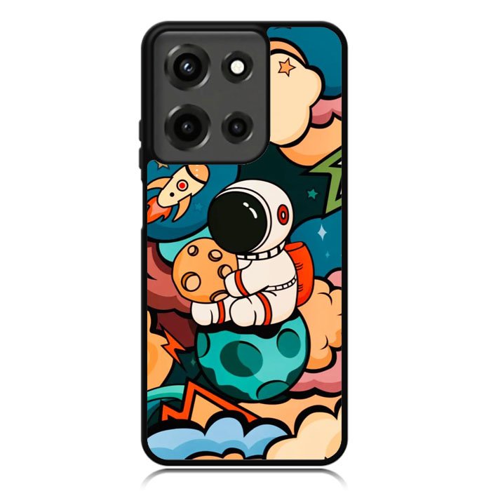 Cute Astronaut Hug The Planet Motorola Moto G 5G 2025 Case OV8810