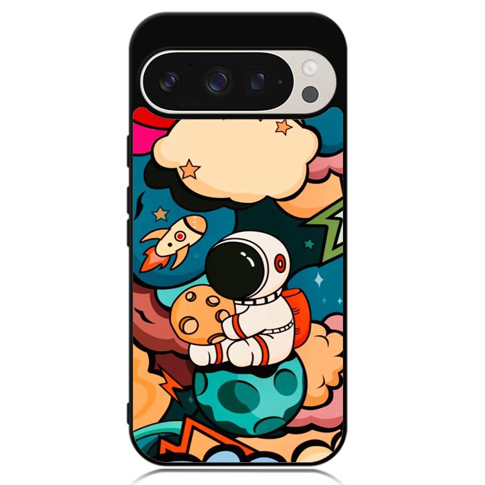 Cute Astronaut Hug The Planet Google Pixel 9 Pro XL Case OV8810
