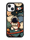 Cute Astronaut Run in Space iPhone 14 Case QC8811