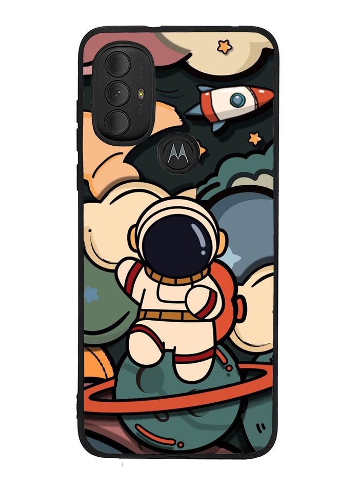 Cute Astronaut Run in Space Motorola Moto G Pure 2021 , Moto G Power 2022 Case OV8811