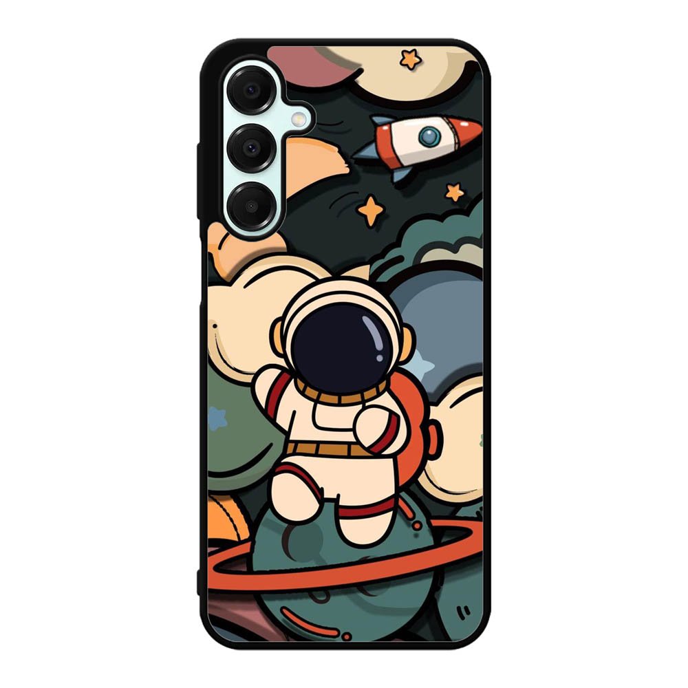 Cute Astronaut Run in Space Samsung Galaxy A16 Case OV8811