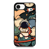 Cute Astronaut Run in Space iPhone 16e Case OV8811