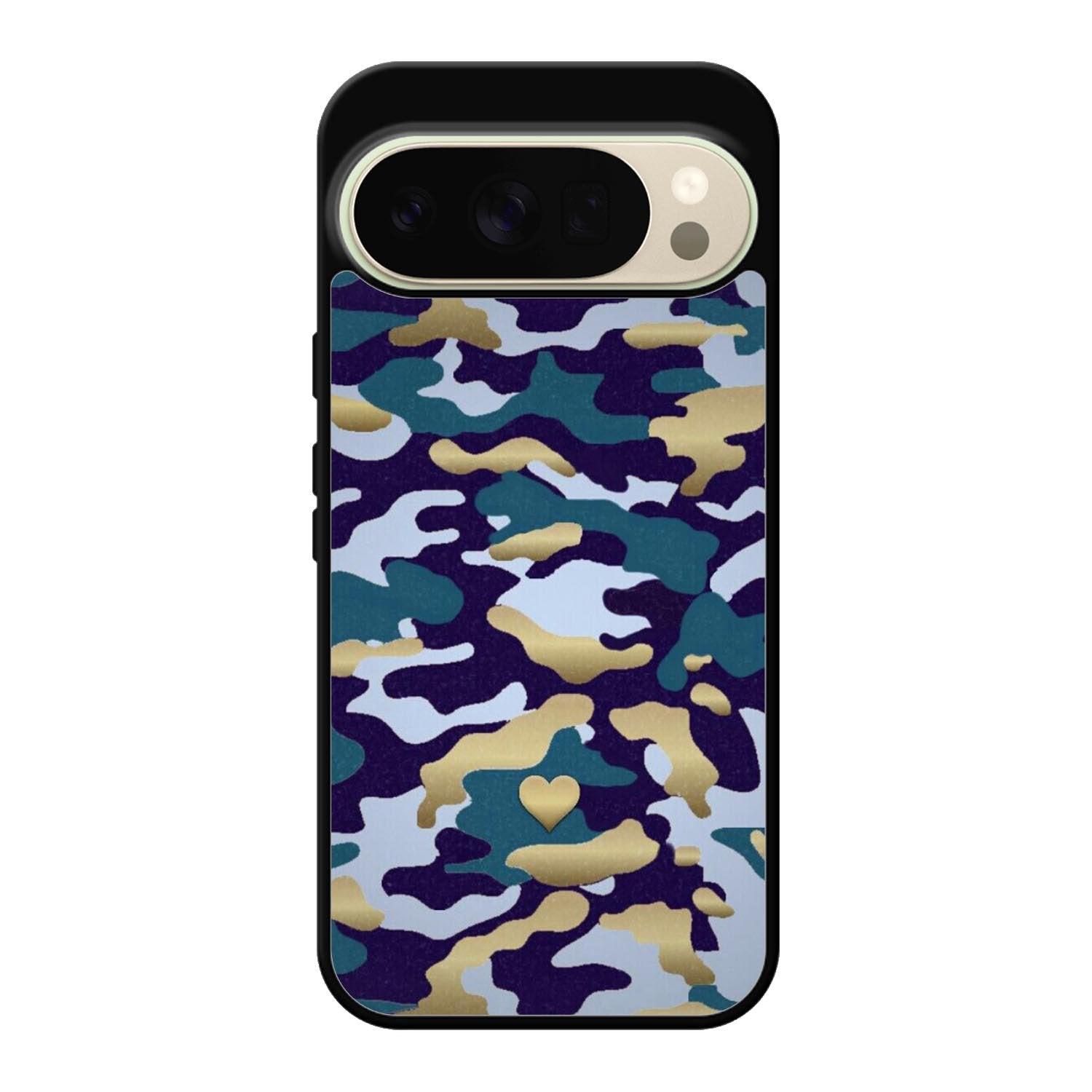 New Camo Heart Google Pixel 10 Pro Case QC8818