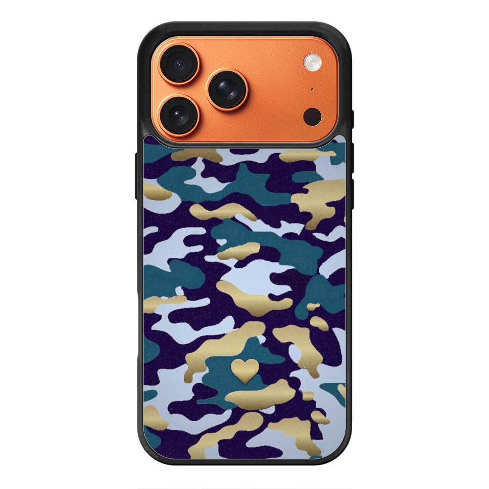 New Camo Heart iPhone 17 Pro Max Case QC8818