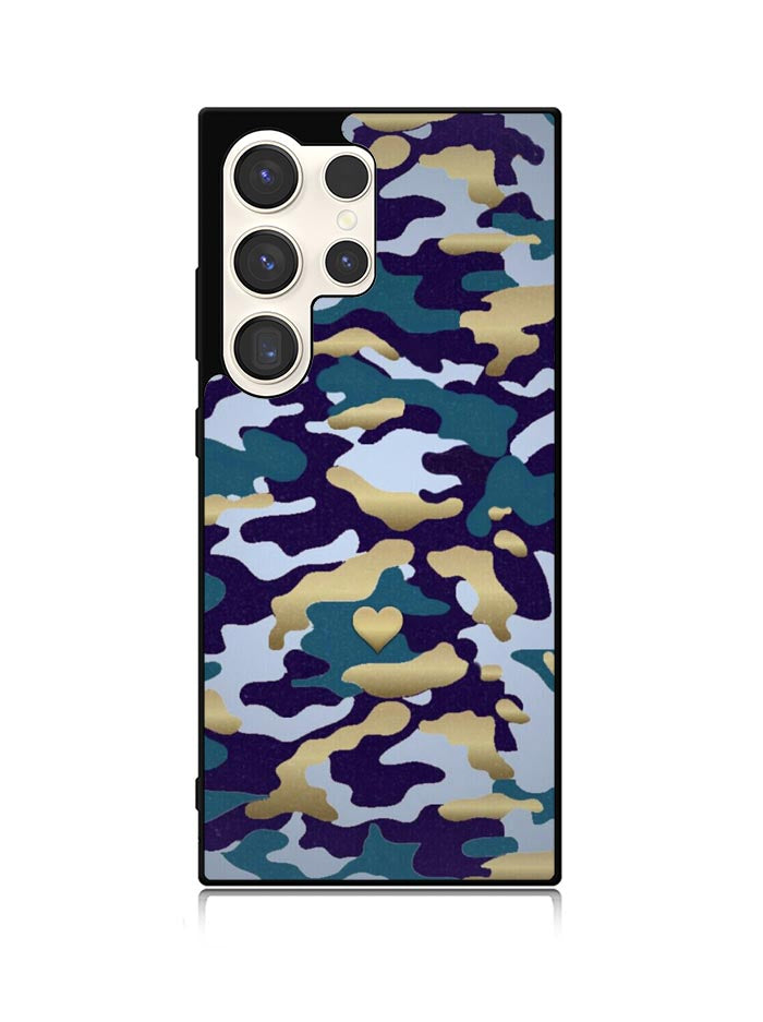 New Camo Heart Samsung Galaxy S23 Ultra 5G Case QC8818