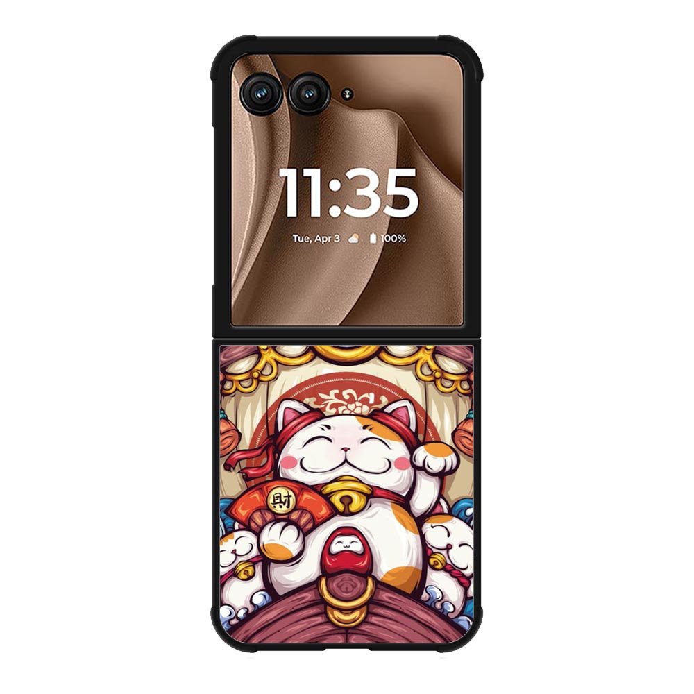 Cute Maneki Neko Motorola Moto RAZR Plus 2025 Case OV8850