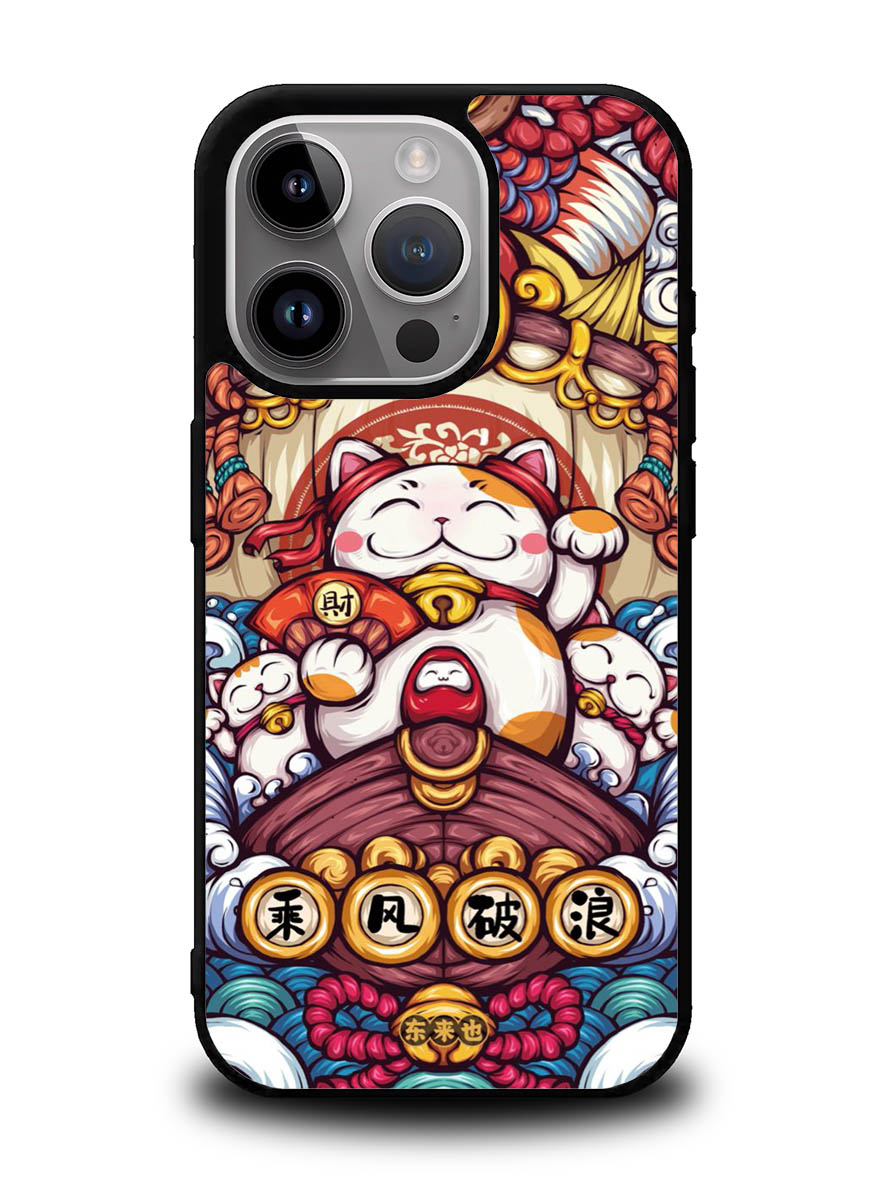 Cute Maneki Neko iPhone 16 Pro Max Case OV8850