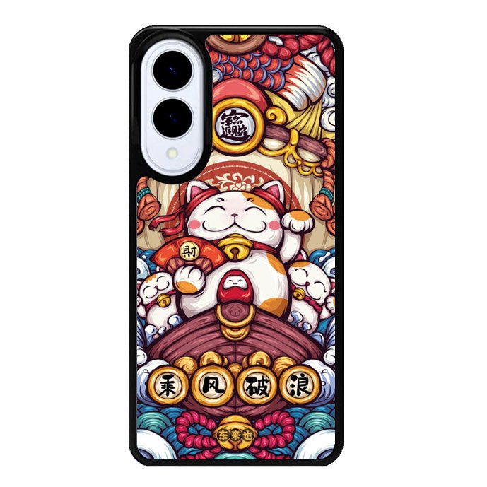 Cute Maneki Neko Samsung Galaxy S25 Edge 5G Case OV8850