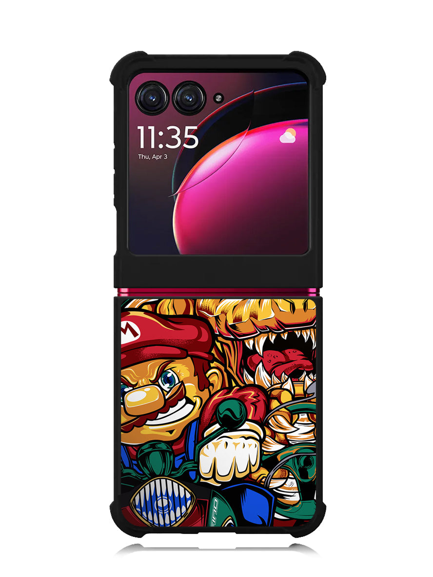 Mario Racing Brother Motorola Moto Razr Plus 2023 , Moto Razr+ 2023 Case OV8852