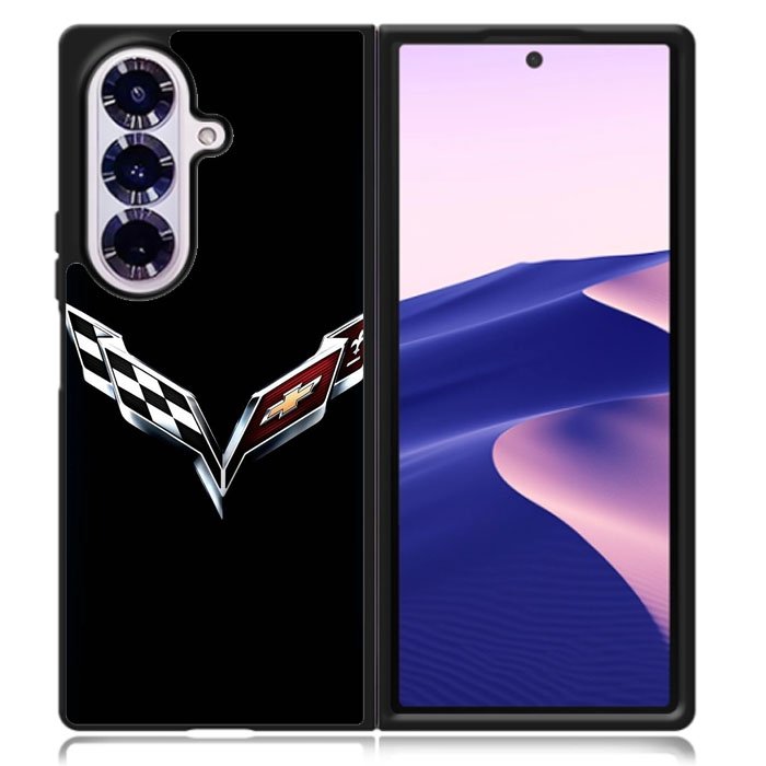 Corvette Logo Samsung Galaxy Z Fold 7 Case OV8845
