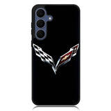Corvette Logo Samsung Galaxy S25 FE Case OV8845