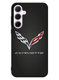 Corvette Logo Carbon 2nd Samsung Galaxy A55 5G Case