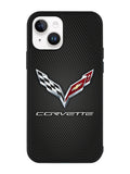 Corvette Logo Carbon iPhone 15 Case OV8844
