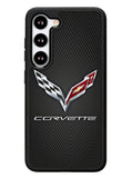 Corvette Logo Carbon 2nd Samsung Galaxy S23 Plus 5G / Samsung Galaxy S23+ 5G Case