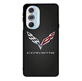 Corvette Logo Carbon 2nd Motorola Moto Edge 2022 Case