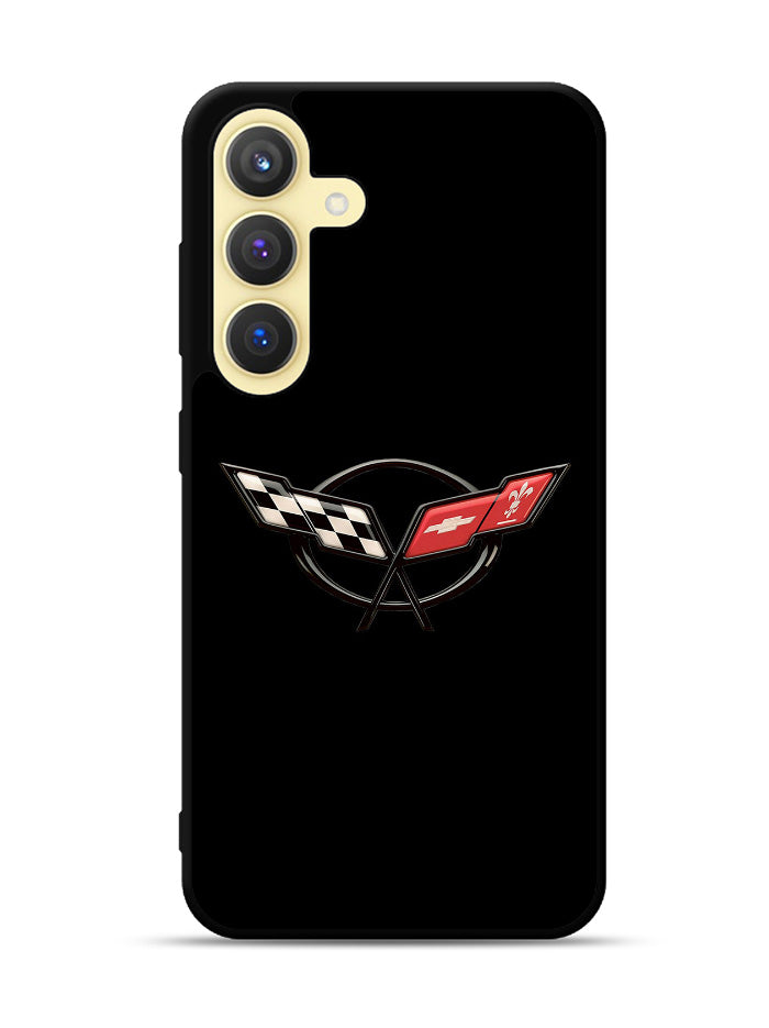 Corvette Old Logo Samsung Galaxy S25 Plus 5G , Samsung Galaxy S25+ 5G Case OV8848