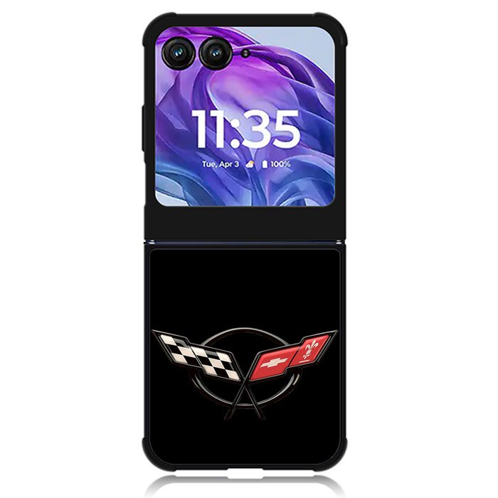 Corvette Old Logo Motorola Moto Razr Plus 2024 , Moto Razr+ 2024 Case OV8848