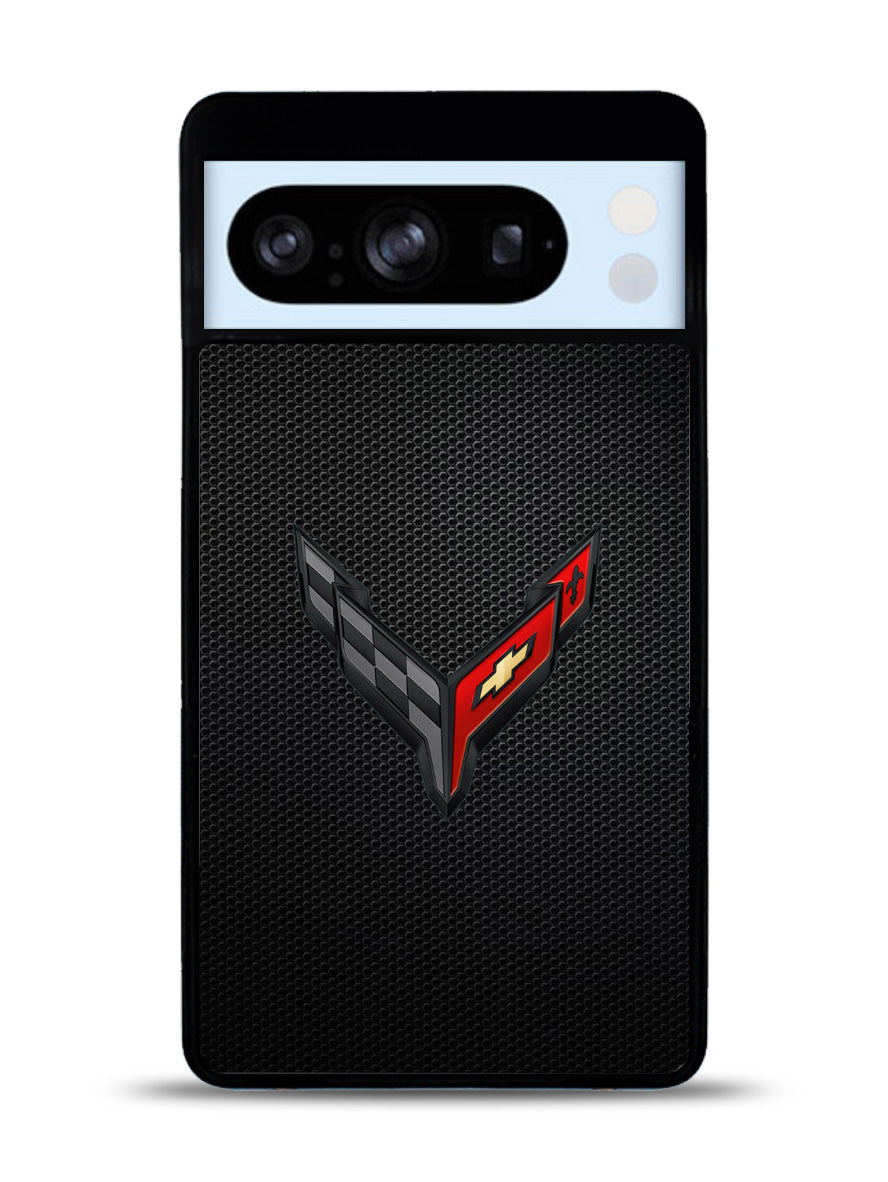 C8 Carbon Logo Google Pixel 8 Pro Case QC8842