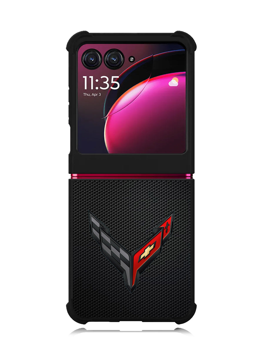 C8 Carbon Logo Motorola Moto Razr Plus 2023 , Moto Razr+ 2023 Case OV8842