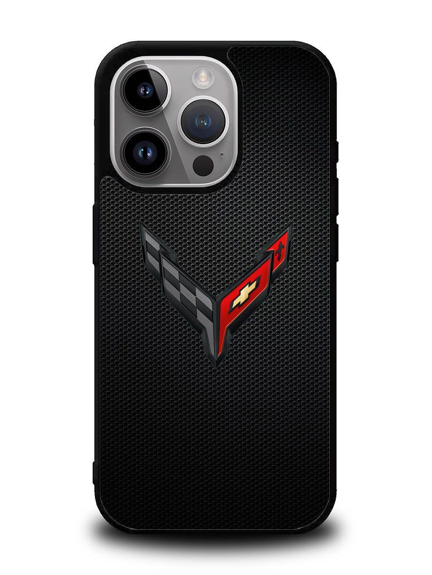 C8 Carbon Logo iPhone 16 Pro Case OV8842