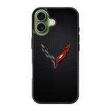 C8 Carbon Logo iPhone 17 Case QC8842