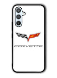 Corvette Logo White Background Samsung Galaxy A14 5G Case QC8847
