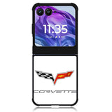 Corvette Logo White Background Motorola Moto Razr Plus 2024 , Moto Razr+ 2024 Case OV8847