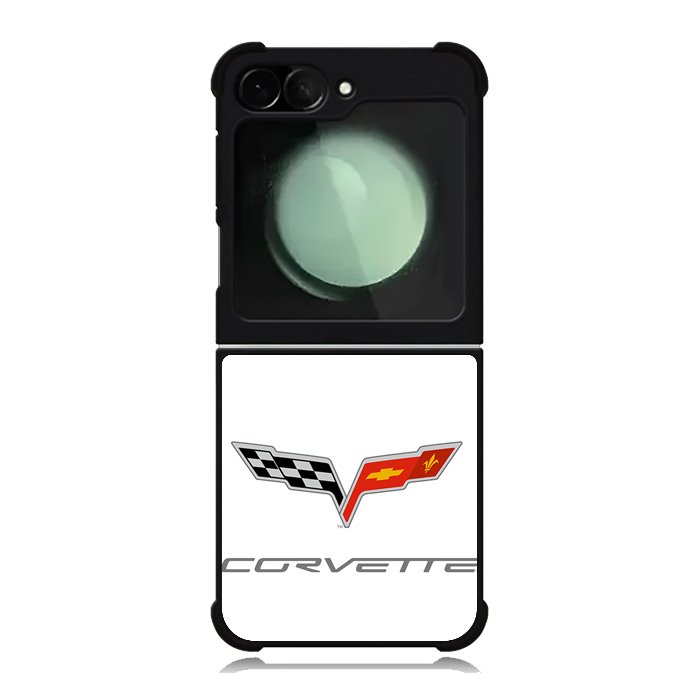 Corvette Logo White Background Samsung Galaxy Z Flip 6 5G 2024 Case OV8847