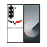 Corvette Logo White Background Samsung Galaxy Z Fold 7 5G Case OV8847