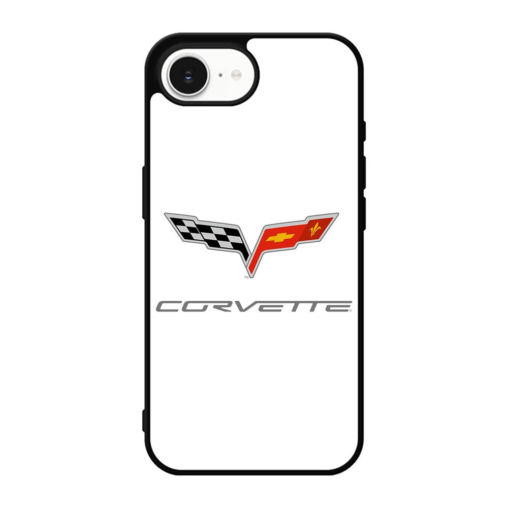 Corvette Logo White Background iPhone 17e Case OV8847