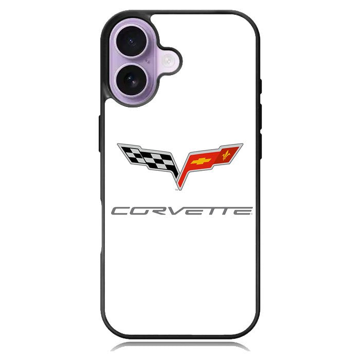 Corvette Logo White Background iPhone 17 Case OV8847