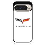 Corvette Logo White Background Google Pixel 10 | Google Pixel 10 Pro Case RC8847