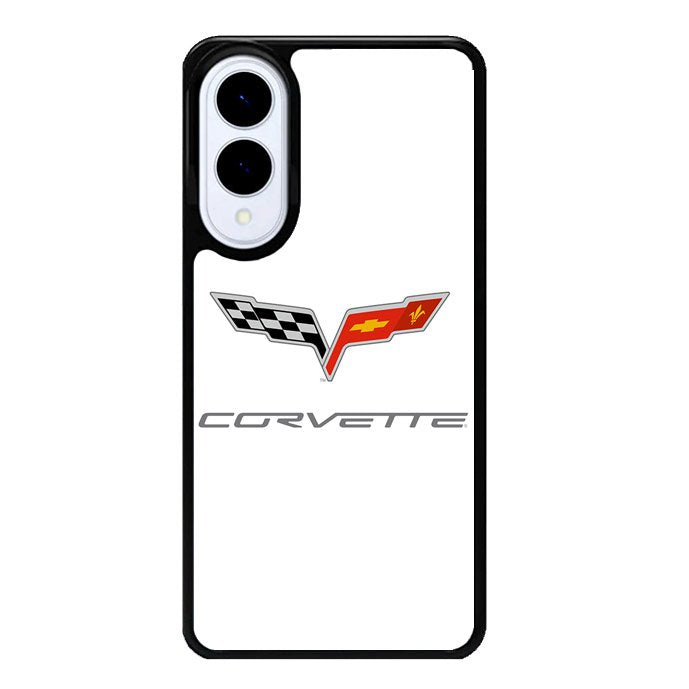 Corvette Logo White Background Samsung Galaxy S25 Edge 5G Case OV8847