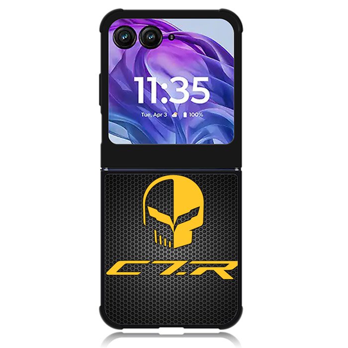Corvette Racing Logo C7R Motorola Moto Razr Plus 2024 , Moto Razr+ 2024 Case OV8854