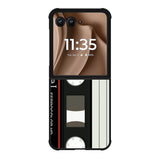 Retro Cassette Tape AGFA FeI Motorola Moto RAZR Plus 2025 Case OV8856