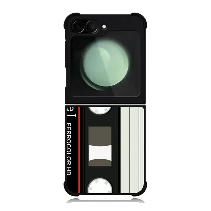 Retro Cassette Tape AGFA FeI Samsung Galaxy Z Flip 6 5G 2024 Case OV8856