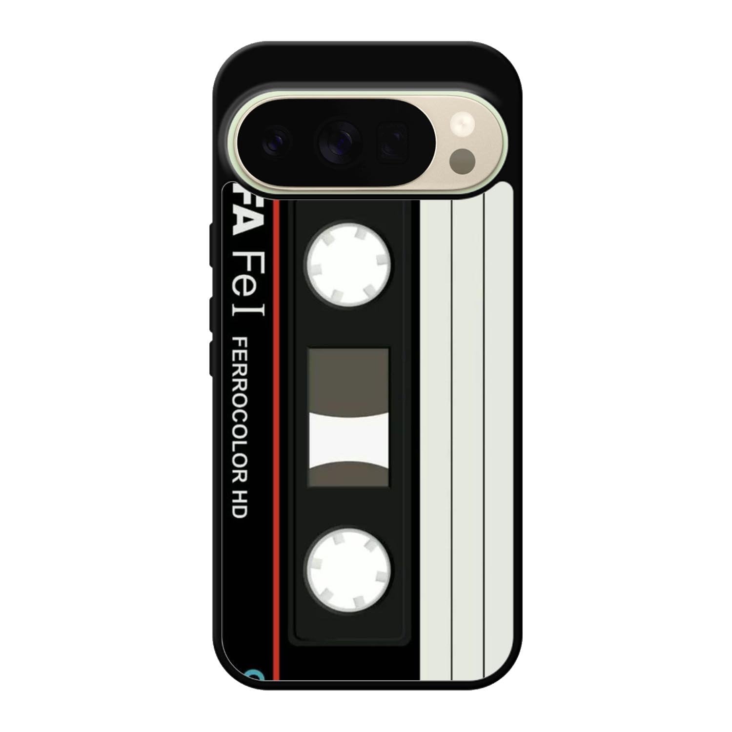 Retro Cassette Tape AGFA FeI Google Pixel 10 Pro Case QC8856