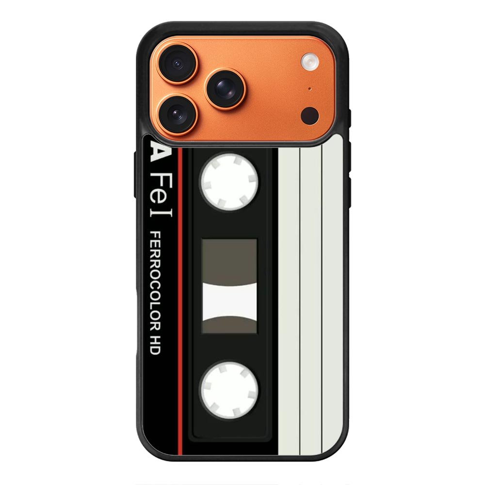 Retro Cassette Tape AGFA FeI iPhone 17 Pro Max Case QC8856
