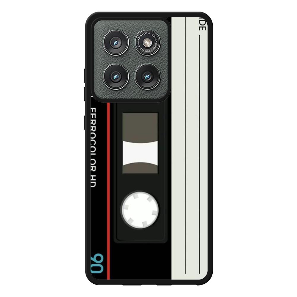 Retro Cassette Tape AGFA FeI Motorola Moto Edge 2025 Case QC8856