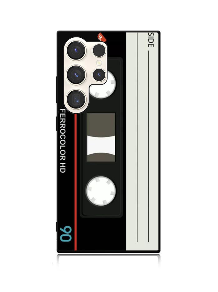 Retro Cassette Tape AGFA FeI Samsung Galaxy S25 Ultra 5G Case QC8856