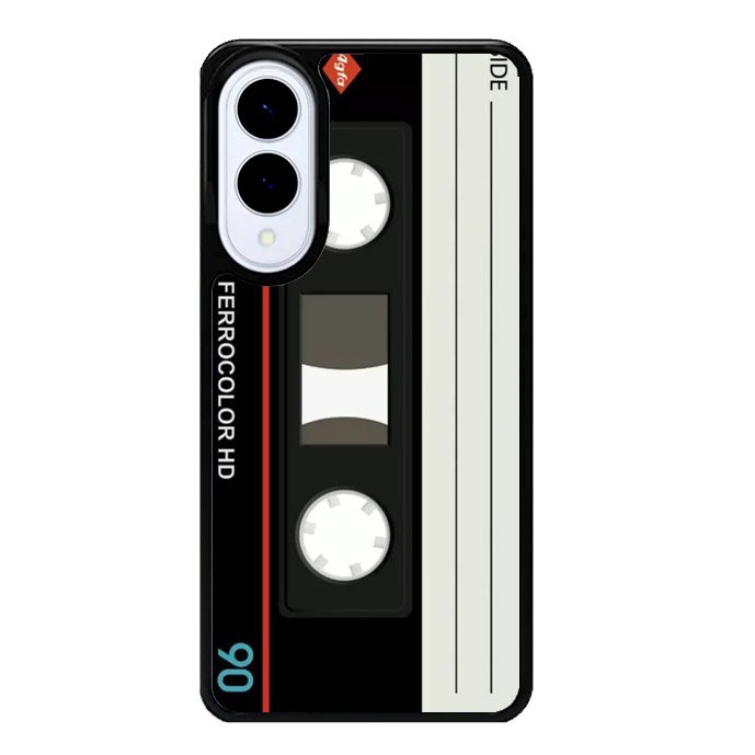 Retro Cassette Tape AGFA FeI Samsung Galaxy S25 Edge 5G Case OV8856