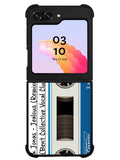 Retro Compact Cassette Tape Samsung Galaxy Z Flip 5 5G 2023 Case OV8858